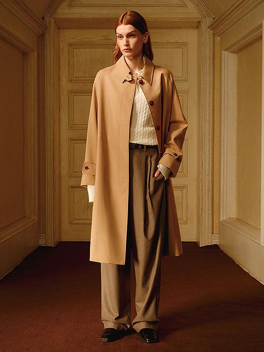 Firelady Sheepskin wool coat by Maison Beaumont, shown in a stylish, classic design with a tailored fit and cozy fabric.