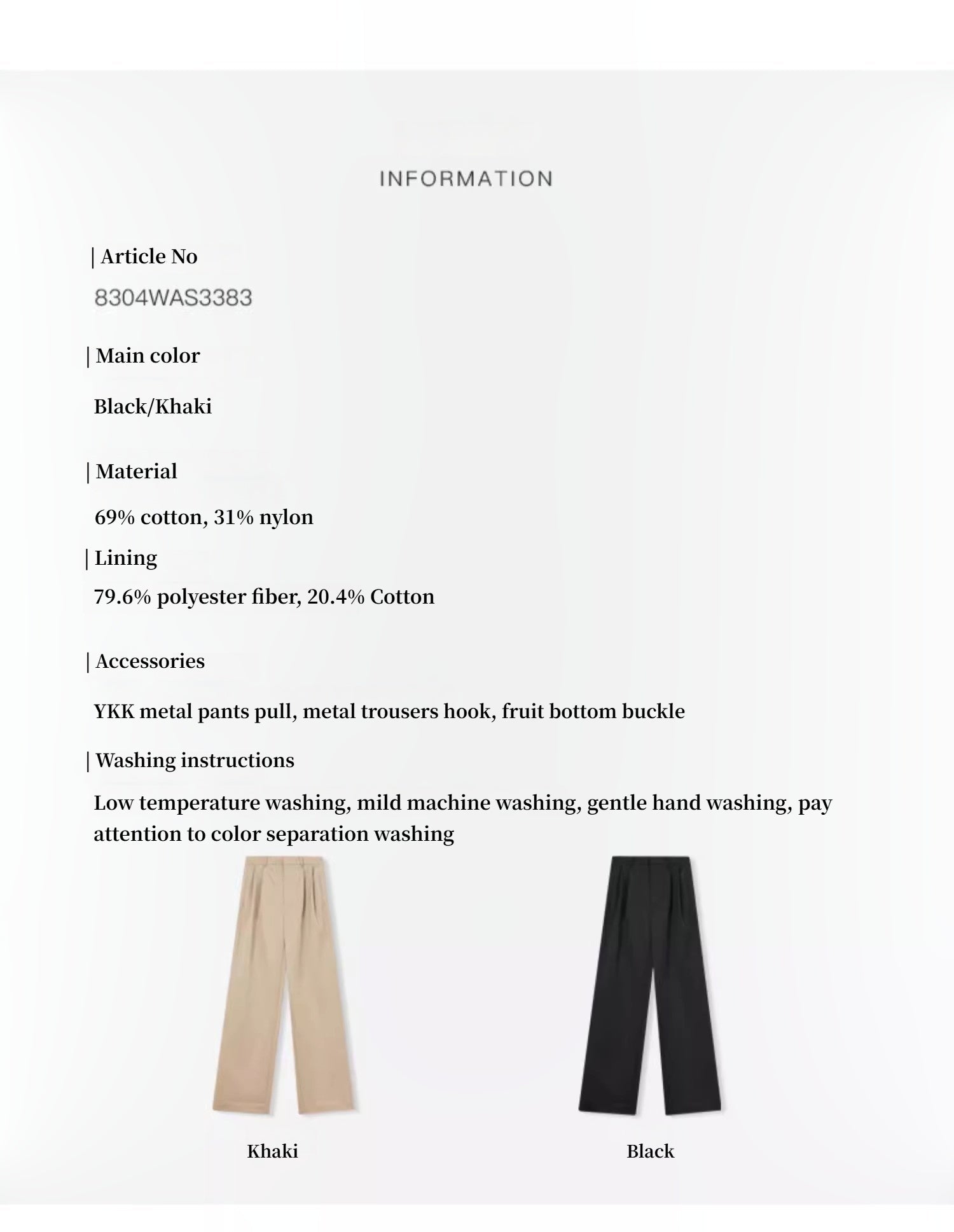 Firelady Fur wide-leg trousers for women with double pleats and straight-leg design, stylish and comfortable women's pants.