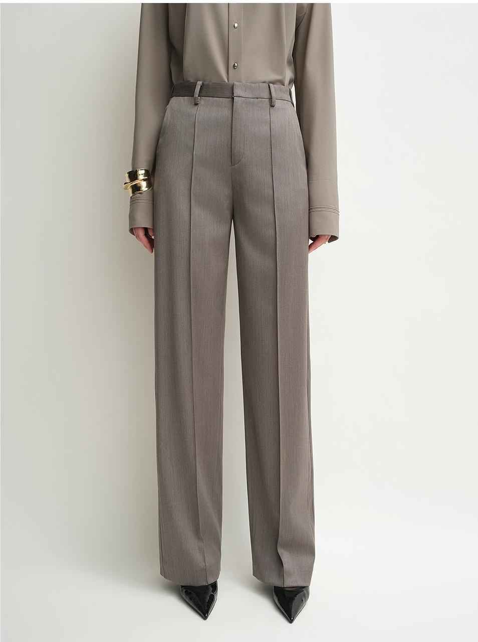 THE ARTM Women's Double-Breasted Wool Blazer - Peak Lapel Tuxedo Jacket-2