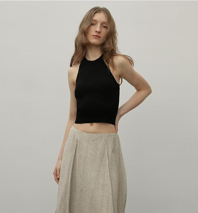 Firelady Fur knit sleeveless top for women, lightweight camisole with a textured knit fabric and sleeveless design.