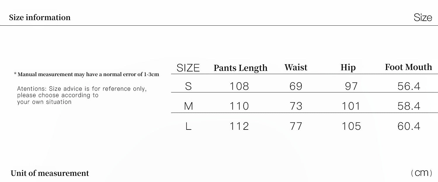 White wide-leg women's pants by Firelady Fur featuring a straight, casual fit, high waist, and floor-length drape.