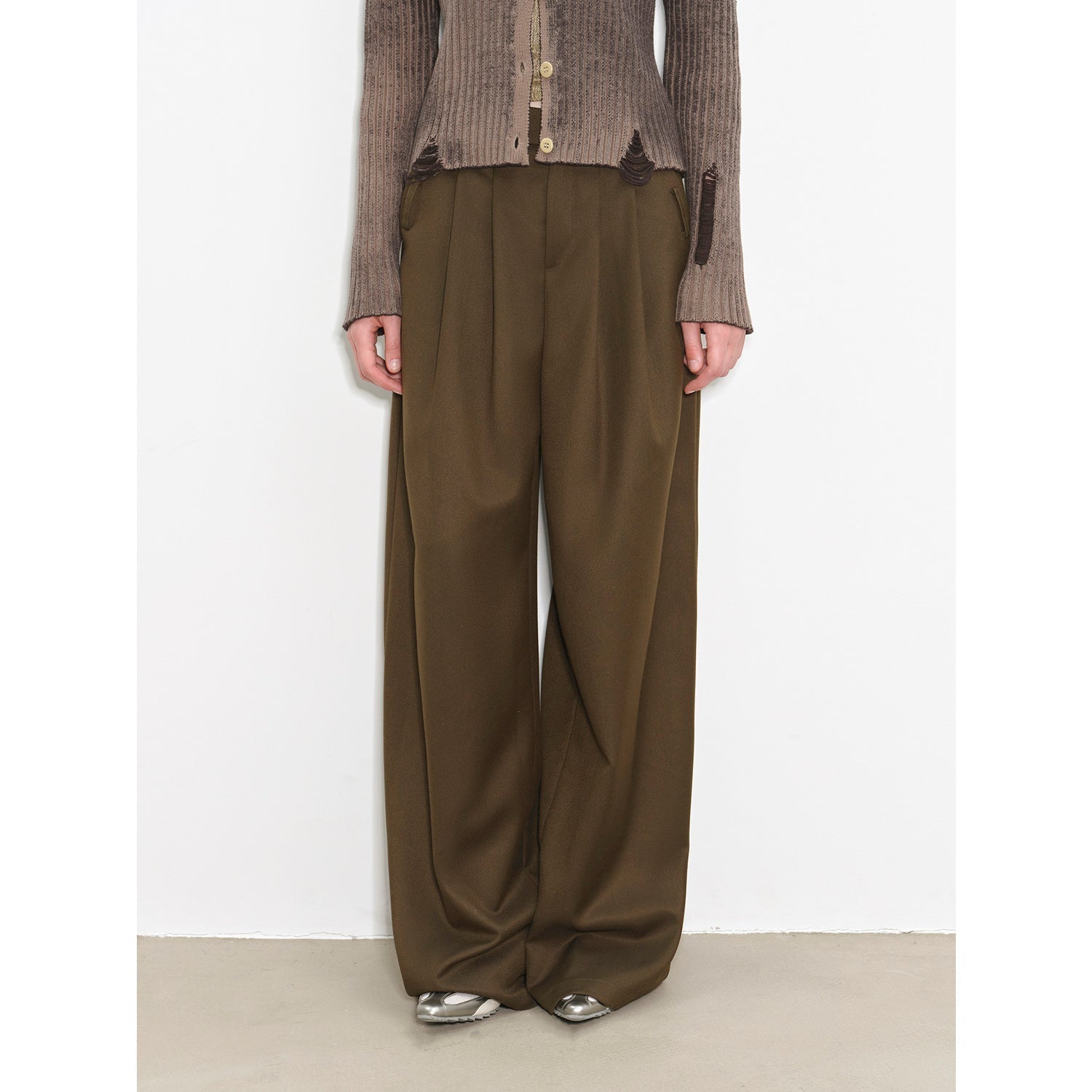 Workplace Ladies Wide-Leg Pants | Maison Élvorain