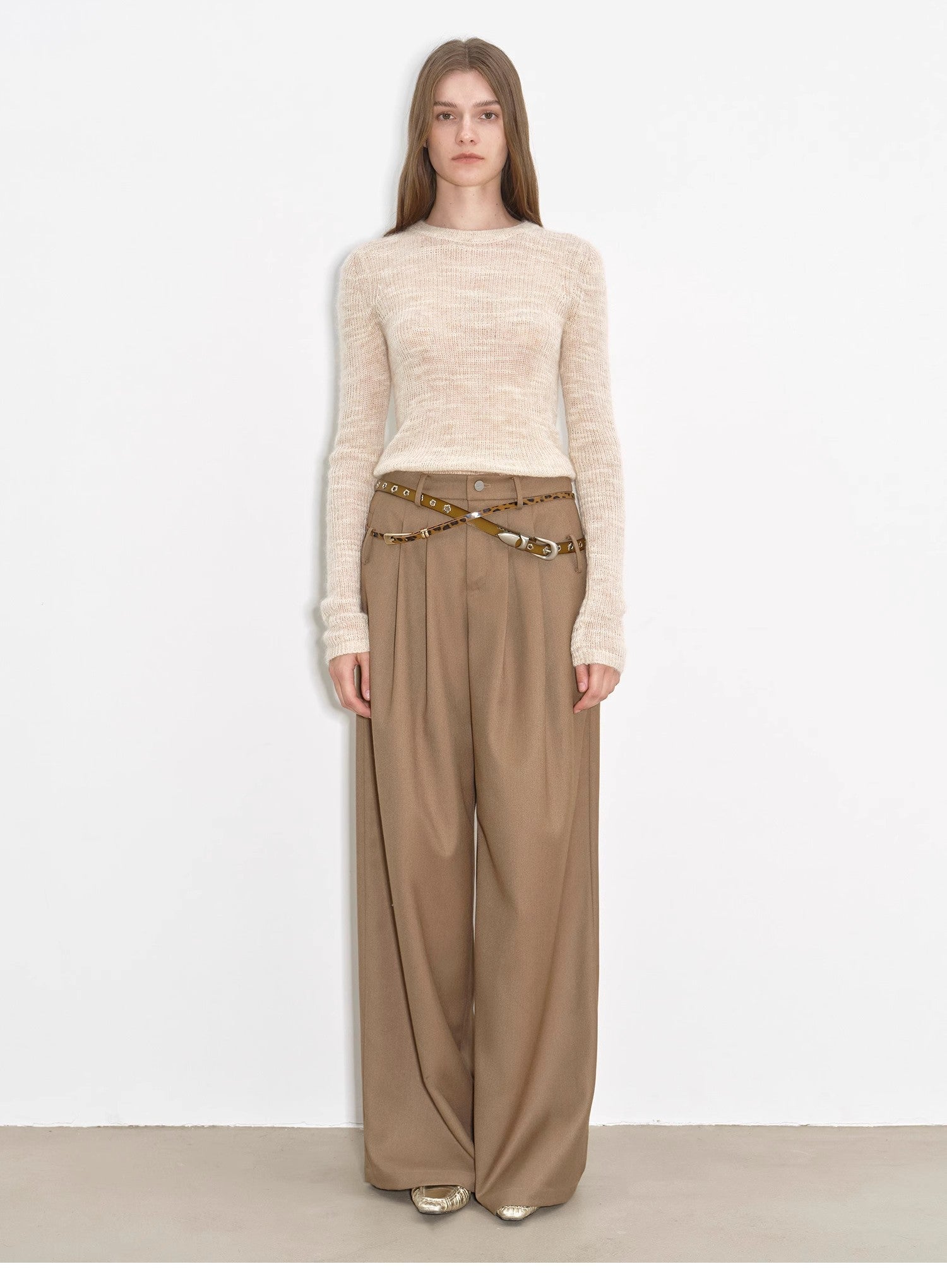 Workplace Ladies Wide-Leg Pants | Maison Élvorain