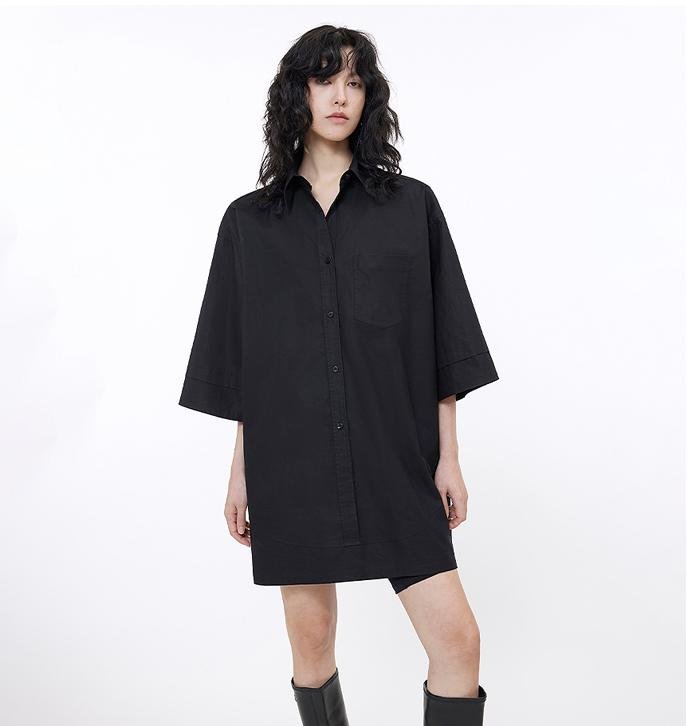 Firelady Fur shirt featuring a workplace siren-style college-inspired silhouette with splicing fashion design.
